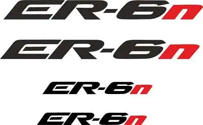 Kawasaki ER-6n Matching Sticker Set - Motorcycle Lettering • £17.23