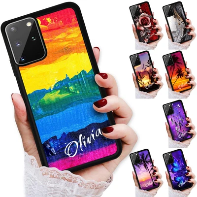 $9.99 • Buy Personalised Name Palm Case Cover For Oppo X3 A54 A74 Reno 4 Z A91 A52 A73 A53 