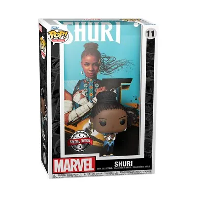 Funko Pop Comic Covers Marvel Black Panther Shuri New In Box • £20