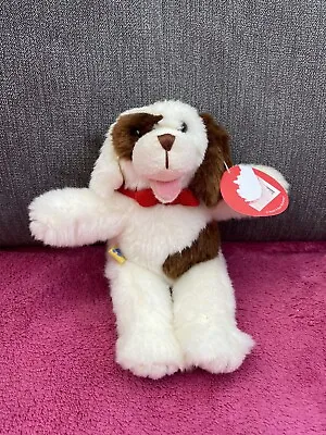 7  Build A Bear Mini Plush Puppy Dog -Red Scarf With Magnet -St Bernard • £5