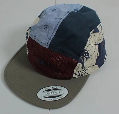 O'neill Hat Men Adjustable Strap Back Surf Floral Hawaiian Mesh Rip Stop 5 Panel • $21.99