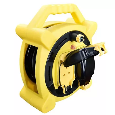 Extension Cable Reel Lead 2 Way Gang Socket Outdoor 13Amp Heavy Duty IP54 20M • £32.29