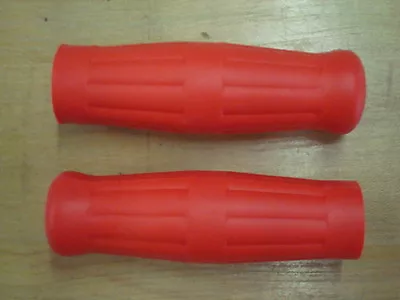 Vintage Style Red Rubber Grips For Harley Davidson • $7.89