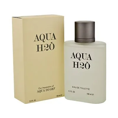 $18.35 • Buy AQUA H20 Men's Eau De Toilette Impression Cologne 3.4 By Preferred Fragrances