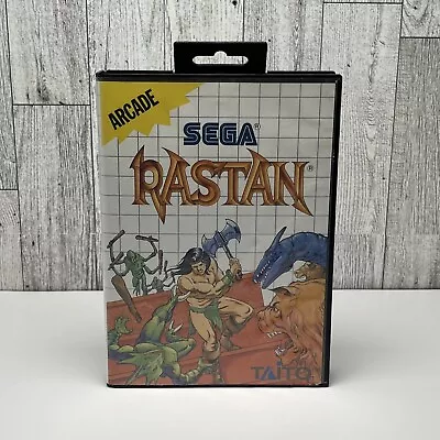 Rastan Sega Master System Game Case And Cartridge Tested • $37.96