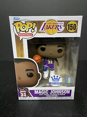 Funko Pop ! Magic Johnson 150 Funko Exclusive Pop Basketball Lakers C01 • $14.99