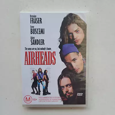 Airheads - Brand New Sealed Region 4 DVD - Brendan Fraser - Adam Sandler • $30