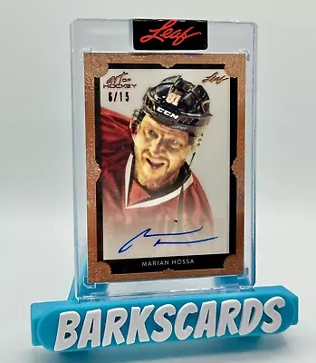 2022 Marian Hossa Leaf Art Of Hockey Autograph /15 #PA-MH1 Chicago Blackhawks • $39.99