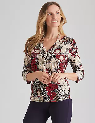 NONI B - Womens Tops -  Knitwear Button Front Top • $16.65