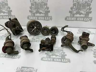 M35a2 M109 Misc Parts Switches Gauges Light Switch Air Shift Axle Hug Beam Oil • $85