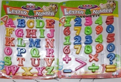 £2.49 • Buy Large Fridge Magnets Assorted ABC Magnetic Alphabet Letters Maths Numbers Arabic