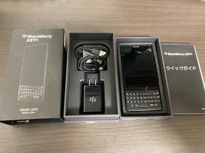 [Mint] BlackBerry Key2 64GB BBF100-2 Black Unlocked SIM Free Japan N187 • $555