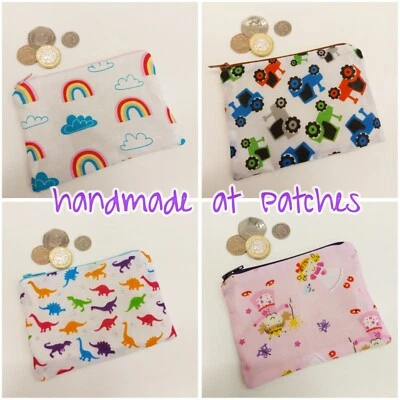 £3.85 • Buy Ladies Kids Boys Girls Coin Purse Handmade Children's Pocket Money Wallet