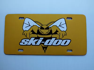 Vintage Ski Doo Bee Snowmobile Logo Novelty License Plate (082) • $12