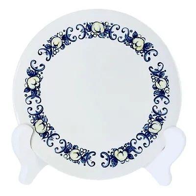 Villeroy & Boch Luxembourg CADIZ Blue Leaves Yellow Fruit Bread & Butter Plate • $17.09