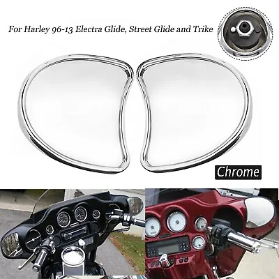 Adjustable Batwing Fairing Mount Side Rear Mirrors Fit For Harley Electra Glide • $26.58