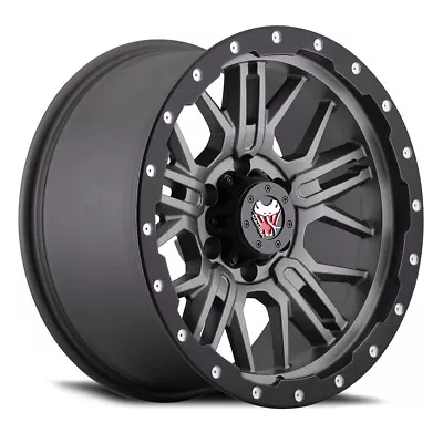 MAMBA M25 Rim 18X9 6X139.7 Offset 12 Matte Grey/Black Lip (Quantity Of 1) • $275.99