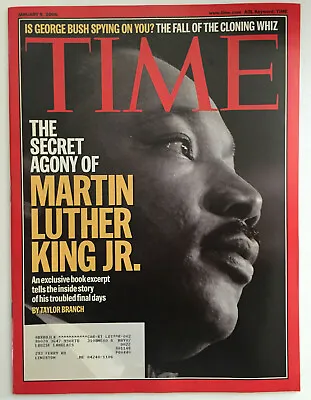 Time Magazine January 9 2006 The Secret Agony Of Martin Luther King Jr • $5.95