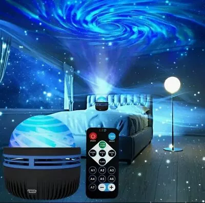 New Aurora Lights Projector Northern Light Galaxy LED Lamp With Remote For Party • £8.59