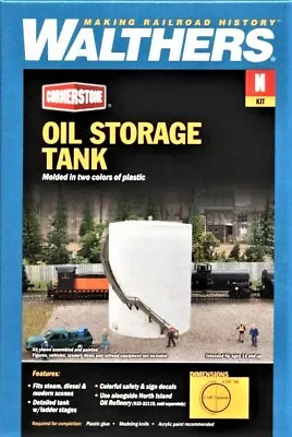 N Scale Walthers Cornerstone 933-3893 Oil Storage Tank Kit • $23.78