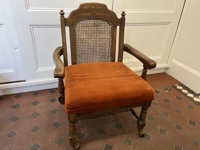 £65 • Buy Antique Victorian Rattan Arm Chair.