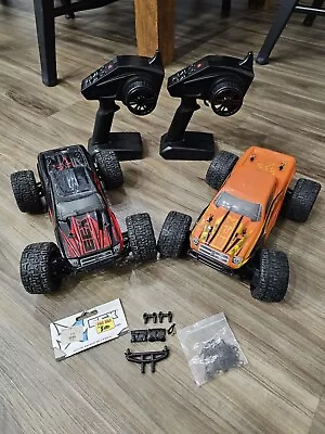 Ecx Ruckus 1/18 4wd Rc Truck Bundle Lot Hobby Grade Nice Shape ECX01000T1 • $150