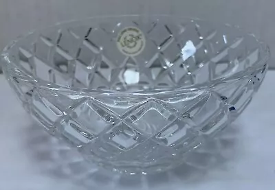 Lenox Full Lead Crystal 5” Diamond Cut Bowl Clear Czech Republic New • $8.90