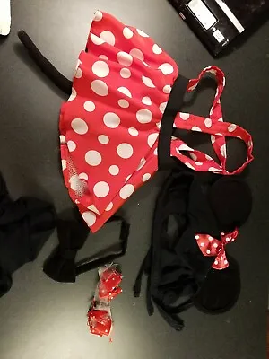 Genuine Disney Children's 2T Minnie Mouse Costume With Tights • $30