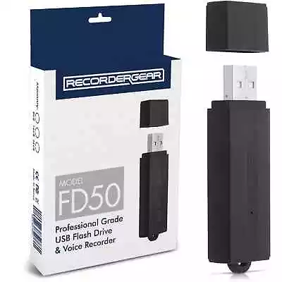 FD50 Voice Activated Recorder Hidden Mini Audio Recording Device Long Battery • $109