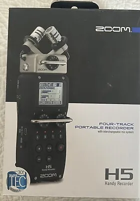 Zoom H5 Portable Handheld 4-Track Field Recorder W Interchangeable X/Y Mic • $165