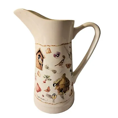 Hallmark Nature's Sketchbook Marjolein Bastin Pitcher 10  Water Jug Juice • $22.99