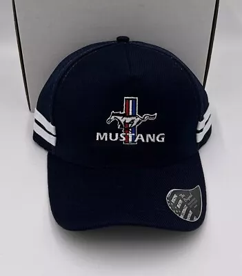 Mustang Embroidered Cap Hat Ford Fastback Pony Shelby Gt350 289 302 351 428 429 • $32.99