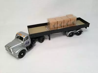 O Scale 1/50 Corgi Mack Lionel City Flatbed Tractor Truck With Crate Load • $7.99