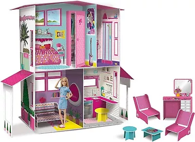 Barbie Dreamhouse Pool Party Doll House Pet Elevator And Puppy Play Areas AU • $179.97