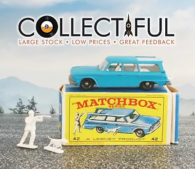 Matchbox Lesney - #42  Studebaker Station Wagon - Complete - Diecast - Mib 🔥 • $49.99