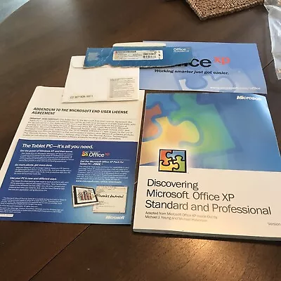 Discovering Microsoft Office  XP Standard And Professional Version 2002 • $7.99