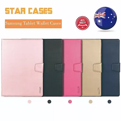 Fr Samsung Tab S8Plus S9Ultra S7 Leather Flip Stand Shockproof Wallet Case Cover • $24.99