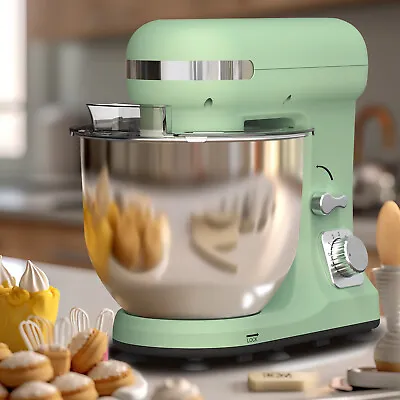 6.5L Electric Stand Mixer Kitchen Food Beater Cake Aid Whisk Bowl Green • $119.90