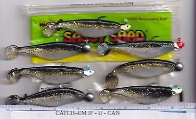 7- 3 1/2 Inch Rigged W/1/4 Jig-Tennessee Shad -Mister Twister  CATCH-EM IF-U-CAN • $4.99