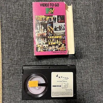 MTV Video To Go Beta Betamax 1984 Duran Duran Genesis Tube Kajagoogoo Stray Cats • $30