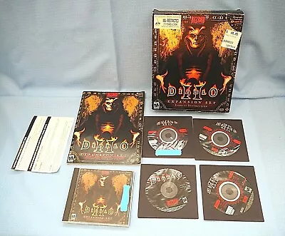 Diablo 2 Expansion Set + Diablo 2 3 Discs + Diablo + Booklet Free Post J12 • $78.88