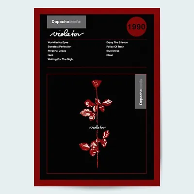 Depeche Mode Violator Fine Art Album Music Poster • £7.19