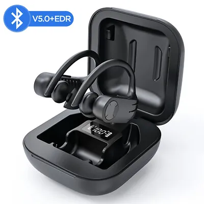 Stereo EarHook Bluetooth Headset 5.0 TWS Wireless Earphones Earbuds Headphones  • $23.99