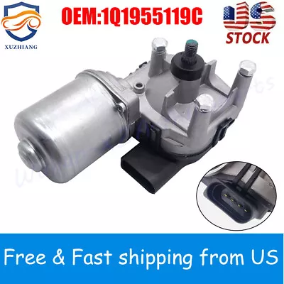 Windshield Wiper Motor For 05-16 VW Eos Jetta Golf R GTI Rabbit R32 1Q1955119C • $120.45