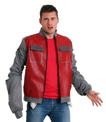 Adult Back To The Future Marty McFly Men's Jacket Costume SIZE L (NEW) • $47.99