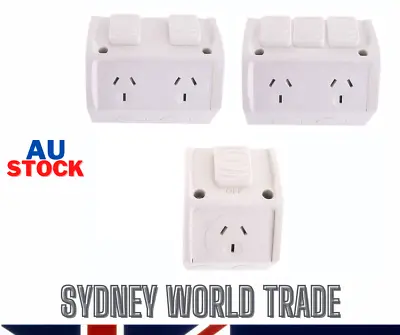 Weatherproof Power Point Outlet Socket Weather GPO External Outdoor 10AMP 15AMP • $28.90
