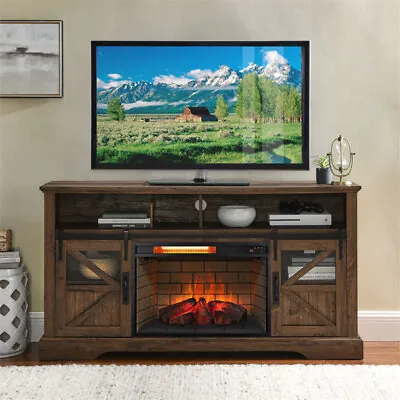 26 Inch Log Flame Heater Electric Infrared Quartz Fireplace Insert With Remote • $148.99