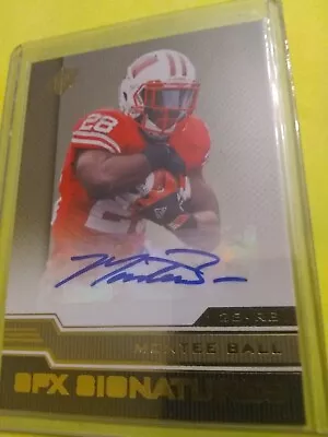 MONTEE BALL AUTO RC 💥 2013 Upper Deck  SPX SIGNATURES WISCONSIN BADGERS LEGEND! • $24.99