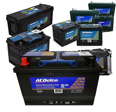 AcDelco Premium Auto Battery S59095 / MF77HR / DIN75RHMF / XDIN77HDMF 3 Yr. Wty • $275