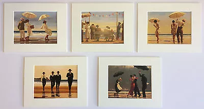 'The Beach Selection' By Jack Vettriano Set Of 5 Mounted Art Prints 10  X 8  • £24